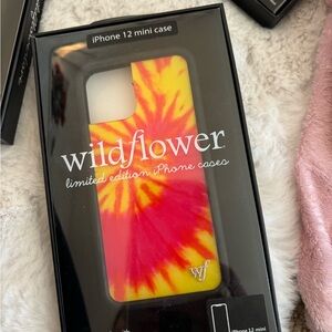 wildflower tie-dye phone case